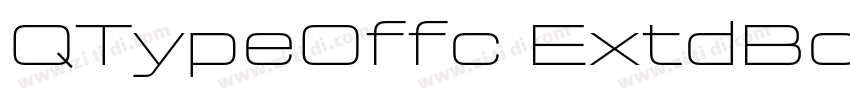 QTypeOffc ExtdBold字体转换